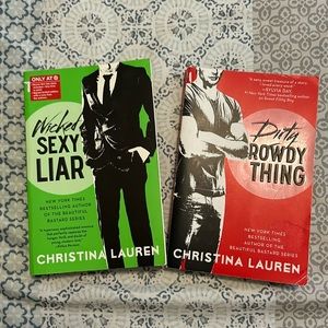 Christina, Lauren, Wicked Sexy Liar, and Dirty Rowdy Thing.  Both included.